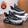 Winter Children Shoes Warm Boys Sneaker Luxury Plush Kids Snow Cotton Sneaker Casual Sports Walking Shoes for Boy 4-10Y