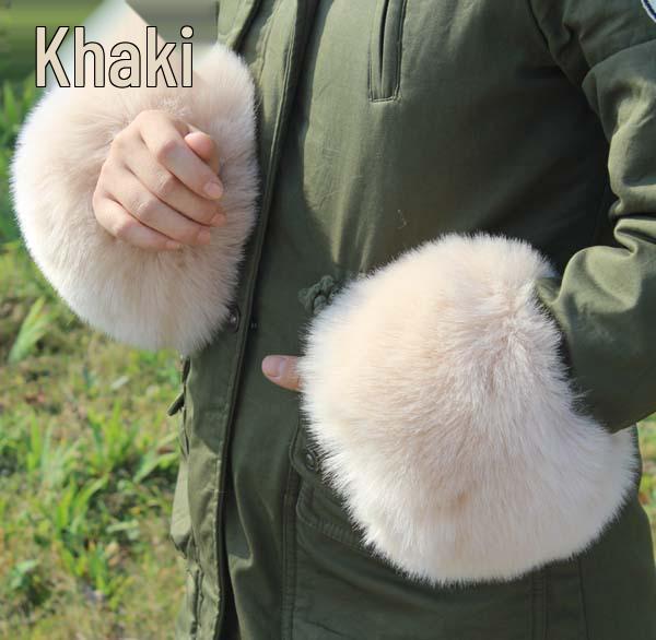 Women's Fluffy Faux Fur Wristband & Cuff Sleevelets