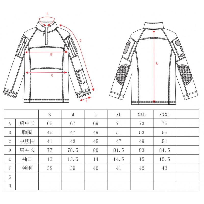 Men Women Tactical Camo Long Sleeve Shirt Outdoor Hiking Camping Training Uniform Breathable Cotton Blend