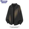 Wassup Sohot Men's Faux Linen Long-Sleeve Casual Shirt