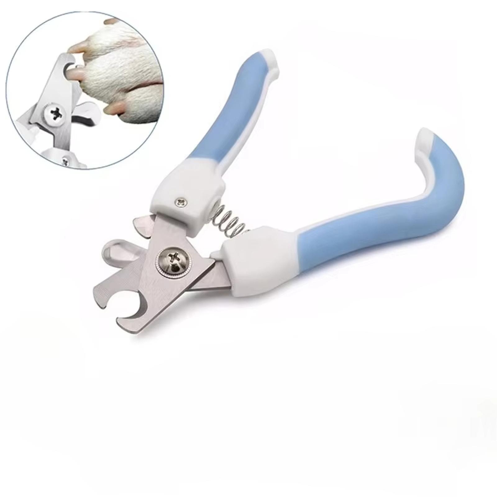 

YDMHYLAI Pet Nail Clippers Pet Nail Clipper Stainless Steel Dog Labor-Saving Convenient Grooming Supplies() one size синий