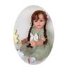 22Inch Reborns Baby Doll Silicone Full Body Toddler Girl Realistic Cute Waterproof Doll with Clothes and Accessory