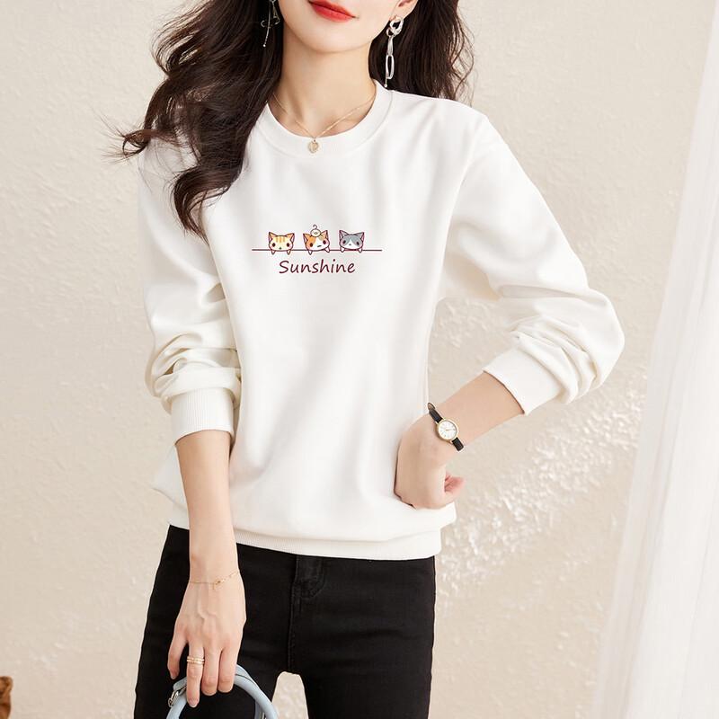 Women's Autumn Plant Print Sweatshirt