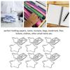 100Pcs Star   Clips Hollow Out Cartoon   Strong Clamping Sturdy Small Paper Clips for Documents Clothes Papers