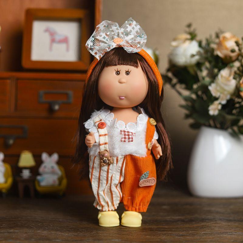1 Juego de Juguete de Regalo de Cumpleaños 24 cm Muñeca de Patata Española Vestido Lindo Sombrero Ropa Accesorios Para Pequeño Tiempo de Juego
