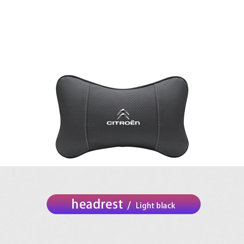1Pcs Car Seat Headrest Auto Logo Neck Pillow For Citroen C6 C4 2CV VTS DS3 DS4 DS5 RD3 Cross Berlingo Xsara Grand Picasso Jumper