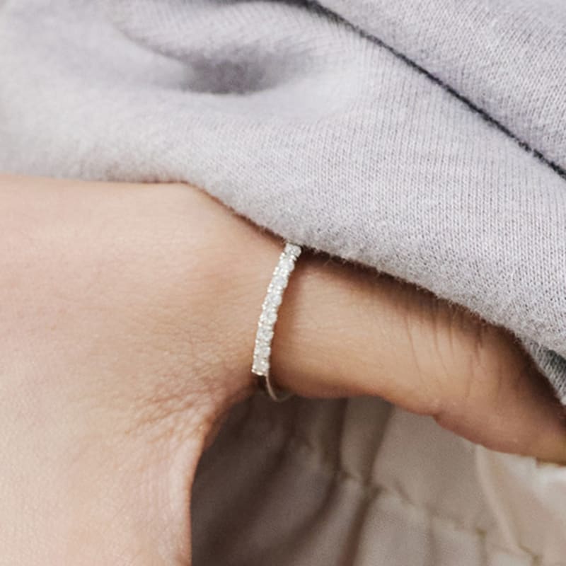 eveningbell [silver925] Pure dia ring