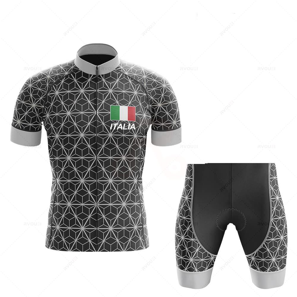 Itálie Cyklistický dres Krátký rukáv 2026 Tým Pánské Cyklistické kraťasy s laclem Oblečení Maillot Cyklistické sady MTB Oblečení Ropa Ciclismo Maillot