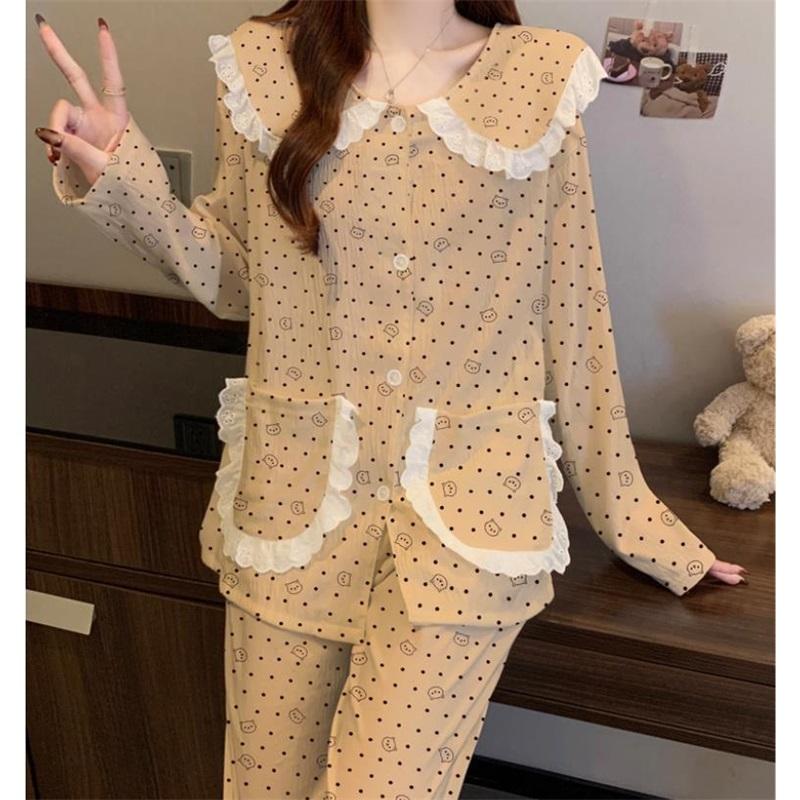 Women's Pajamas Set Pajamas 2-piece Set Airy Soft Casual Printed Pajamas