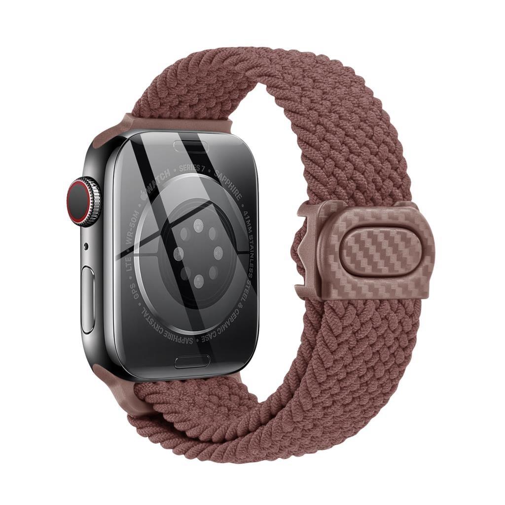 Strap For Apple watch band 44mm 42mm 40mm 45mm 46mm 41mm 49mm Braided Solo Correa Bracelet iWatch 11 10 9 8  7 6 5 4 se Ultra3