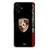 Phone Case - MANIACASE - Samsung Galaxy A07 - Flexible - PORSCHE Logo - Red and Gold