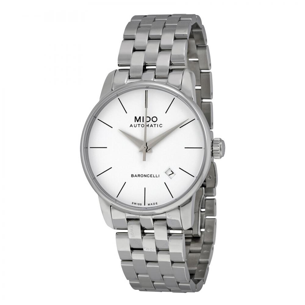 

Mido Baroncelli Automatic White Dial StainleSS Steel Men S Watch M86004761