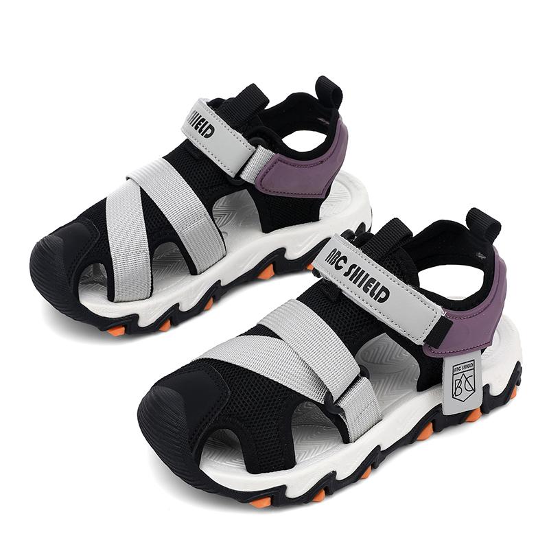 Summer Boys Closed Toe Collision Prevention Girls Sandals Sports Shoes Boys Sandals Flip-Flops