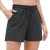 CHARMLEAKS Charmo Damen-Badeshorts, einfarbig, Tankini-Unterseite, Träger-Bademode, Slips, Jungen-Shorts mit Taschen