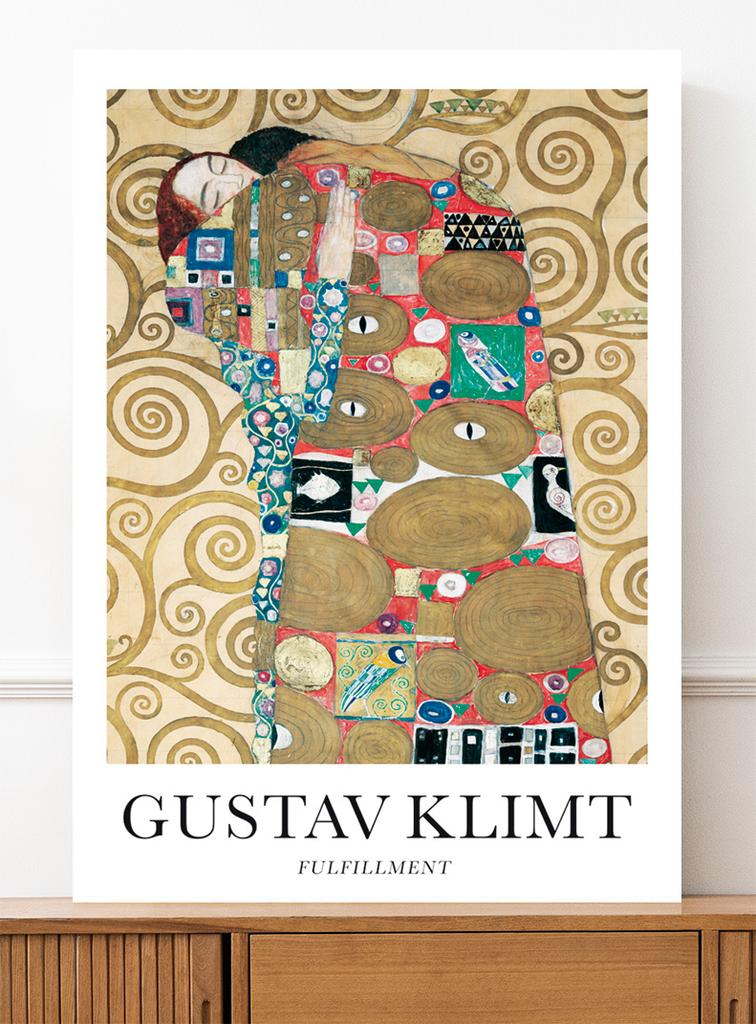 Poster Gustav Klimt Abstraction Fulfillment