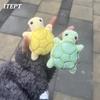 Dog Toy Mini Turtle Plush Chew Toy for Puppies Teething Relief Interactive Bite Resistant Dog Toy Dental Health Safe Fun Play