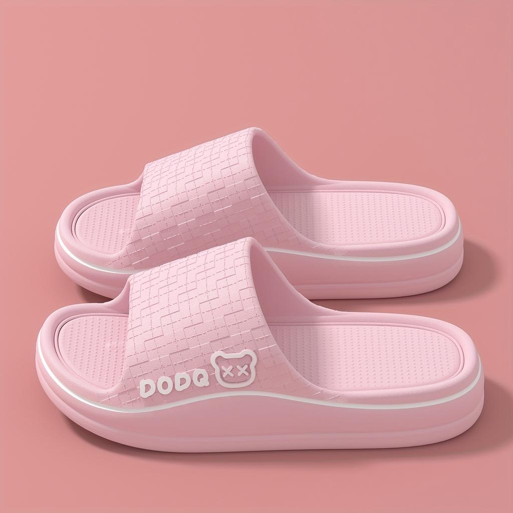 Women's EVA Slip-On Slippers - Comfortable Non-Slip Sole, Cute Cartoon Pattern, Lightweight Indoor Outdoor Beach Sandals