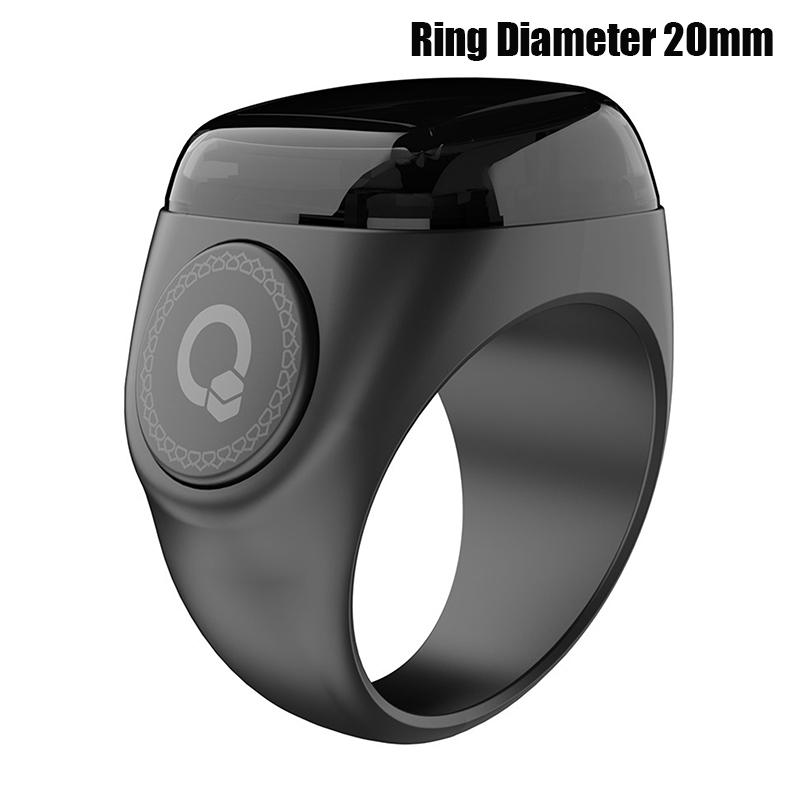 Elektronischer Digitaler Fingerzähler Oled-Display Strichzähler & Gebetszeit-Erinnerung Gebets-Strichzähler