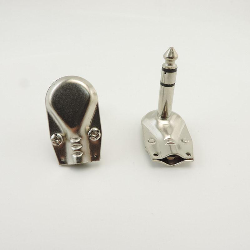 Złącze wtykowe audio 6,35 mm Mono/Stereo 2/3 piny 6,35 mm Kąt prosty 90 stopni dla audio Gitara Fono Mikrofon 1/4 cala