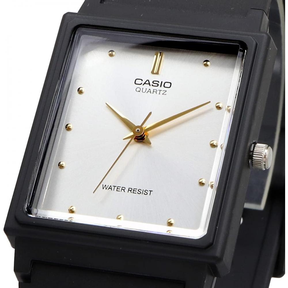 Casio Analog Wristwatch Unisex Urethane Belt Rectangular Face Mq 38 7a Imported