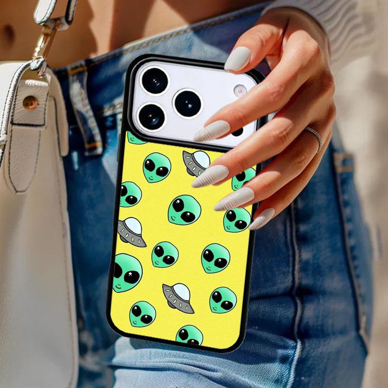 Alien Horror Phone Case For iPhone 17 Air 14 15 13 12 Max Cover For Apple 14 15 16 16e 11 Pro Max Plus Coque