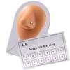 12 PIÈCES/Carte Faux Trompeur Sans Perçage Aimant Tragus Oreille Cartilage Lèvre Labret Clou Anneau de Nez Bijoux Boucle d'Oreille Magnétique 4