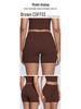 Women's High-Waist Yoga Fitness Shorts - Peach Hip, High-Elastic, Tight Athletic Wear