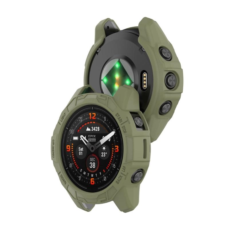 Odolný silikonový ochranný kryt Módní a praktické silikonové pouzdro Chraňte své hodinky před opotřebením pro EPIX Pro 47MM