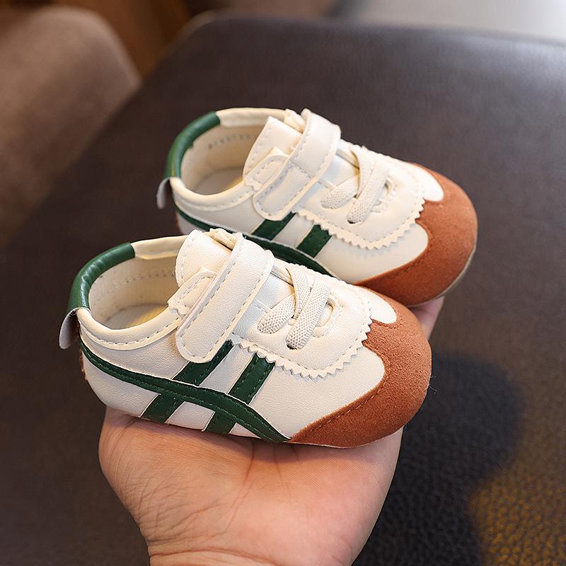 

Non-Slip Soft Sole Baby Walking Shoes for 0-1 Year Olds, Boys & Girls, Ideal for Spring & Autumn, 6-12 Months 12CM (for 7-9 months) зелений