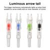3 Pcs Lighted Nocks for Arrows with 0.244 Inside Diameter LED Light Up Nocks with ON/Off Switch for Archery Hunting