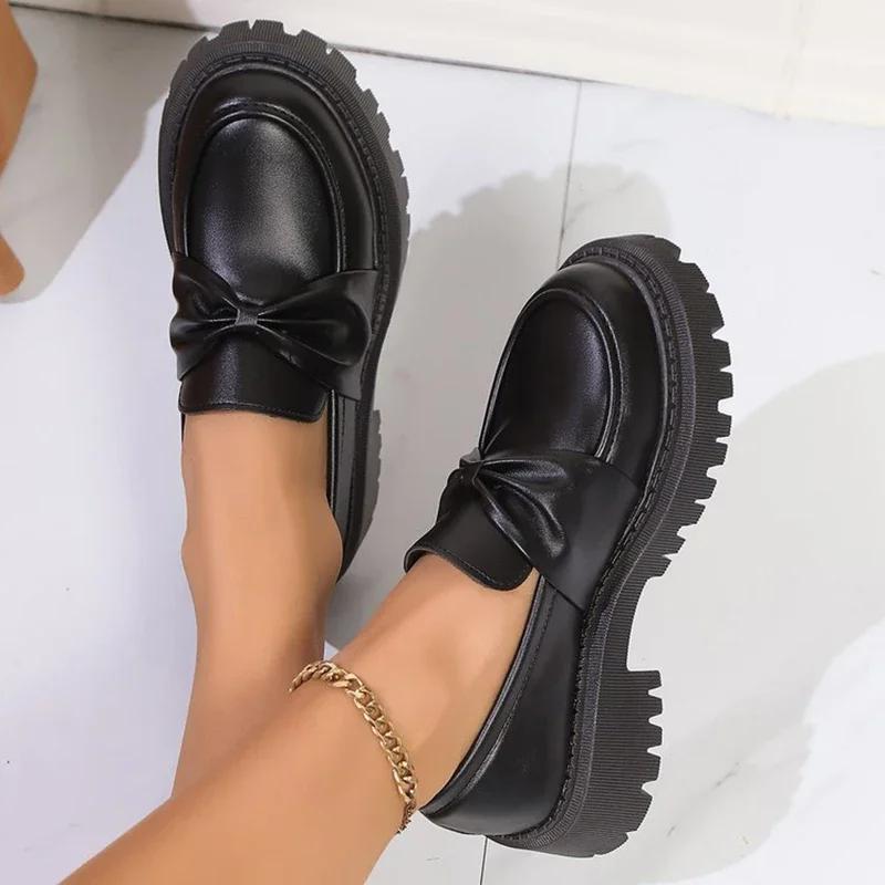 Schuhe mit runder Spitze und schwarzen Metallketten für Damen, mittelhoher Absatz, flacher Schaft, Einzelne Schuhe, Damen Büroarbeitsschuhe, Bequeme Pumps Mujer