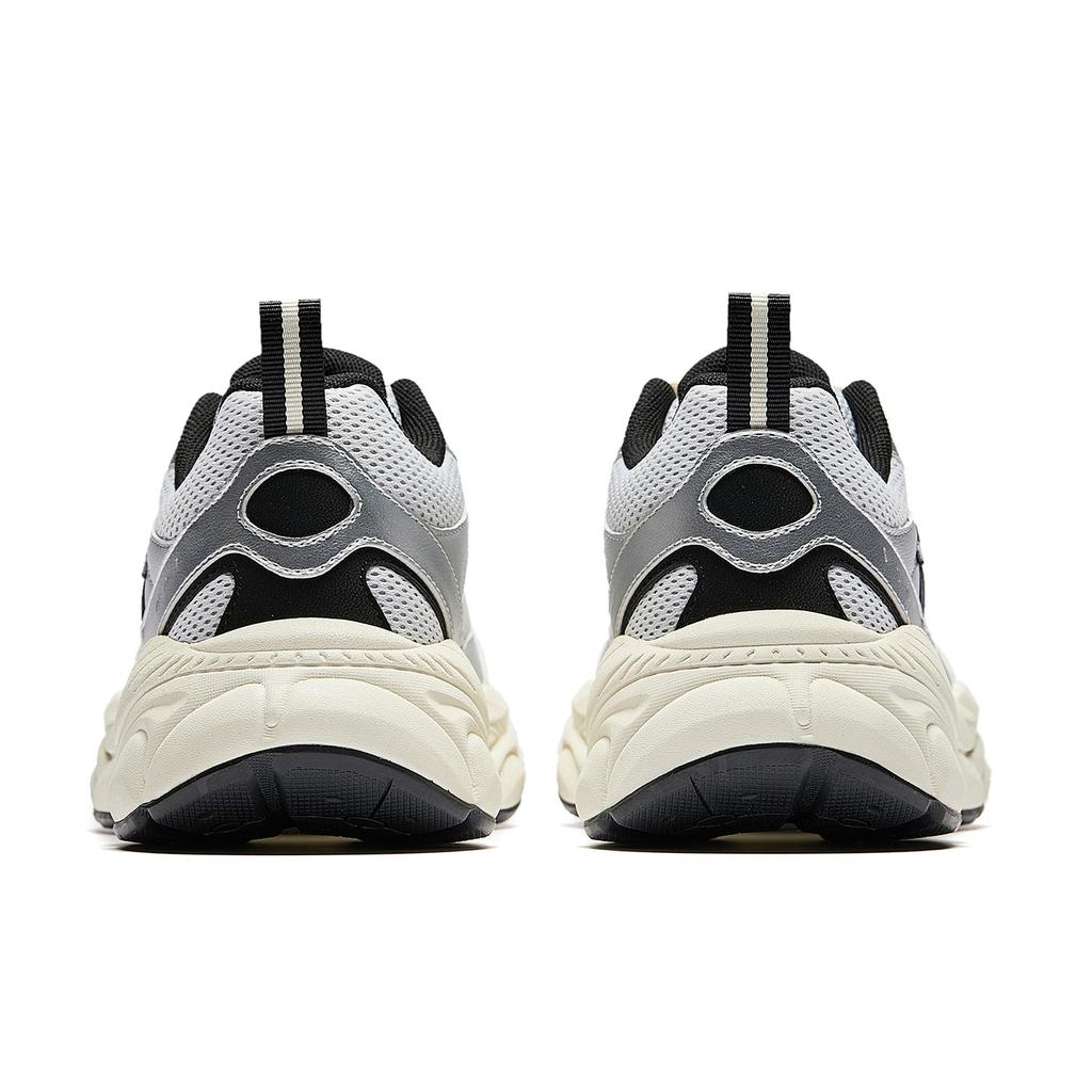 Anta Chenge Modetrend Langlebig Leicht Low-Top Freizeitschuhe Herren Sneaker Silber Schwarz Grau 912548802-3