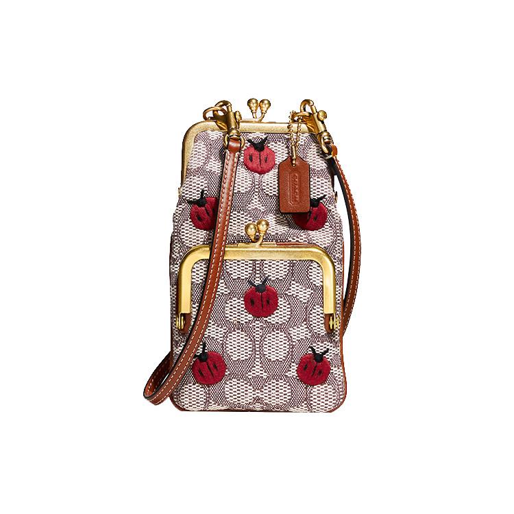 

Новый тканевый кроссбоди-чехол для мобильного телефона COACH Мини Женский Хаки Коричневый C6522-B4TA7 11.4*1.5*19.1CM