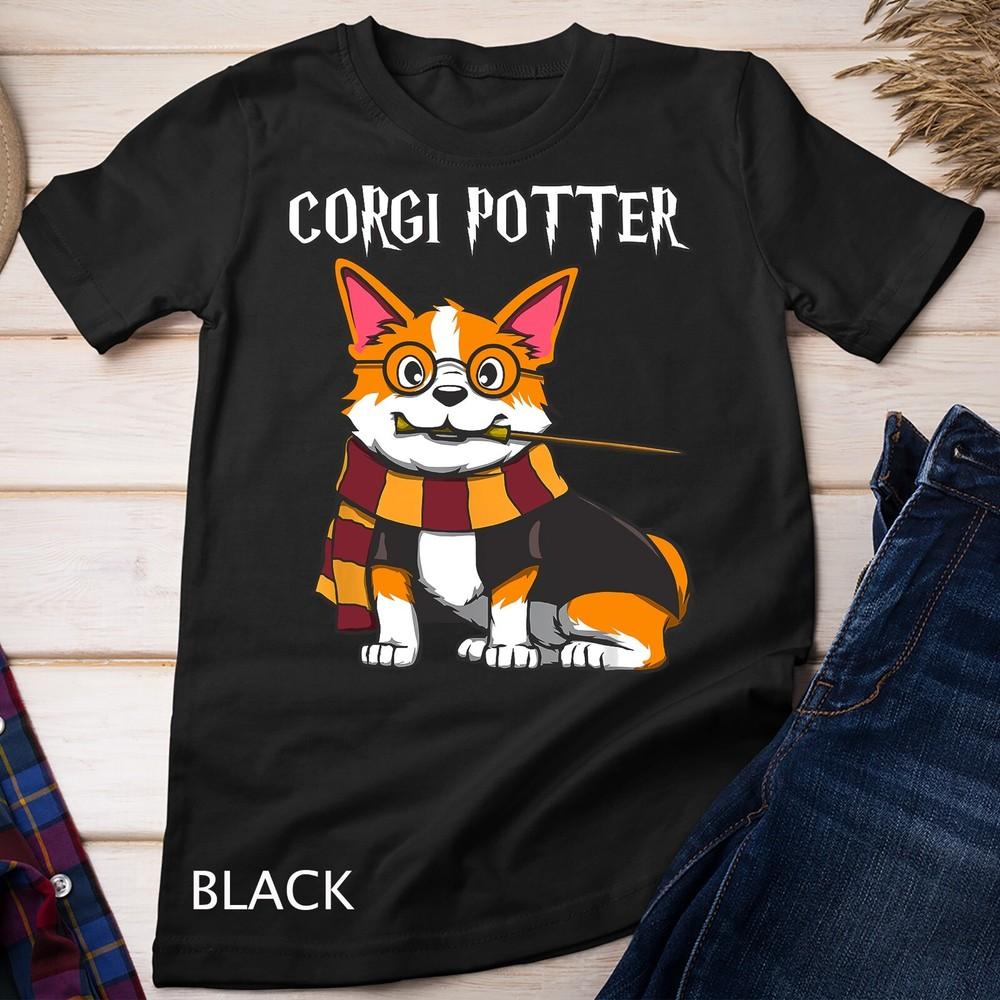 

Corgi Potter - Gift For Corgi Lovers - Funny Pawter Dog T-Shirt Unisex T-shirt M