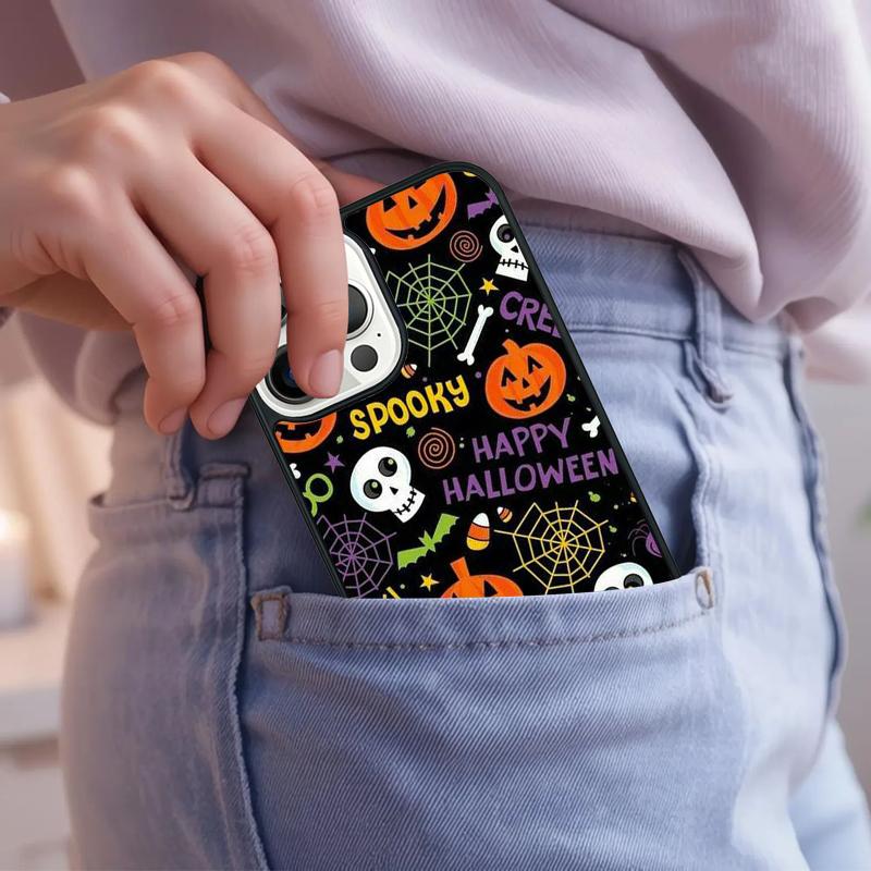 HALLOWEEN Ghost TPU Phone Case For iPhone 17 Air 15 16e 14 13 Pro Max Coque 12 11 Pro Max PLUS Cover