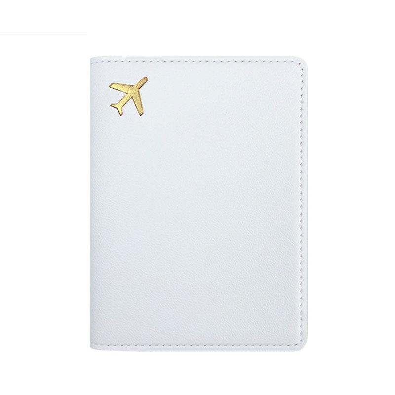PU Leather Multi-color Passport & Document Organizer with Business Card Holder