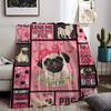 Sausage Dogs Warm Winter Blankets for Decorative Sofa Corgi Animals Blanket Double Beds Dachshund Bedspread On the Bed Knee Nap