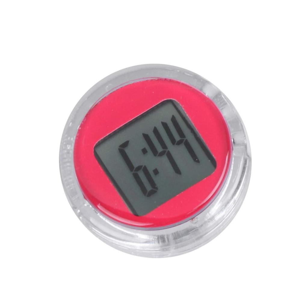 VORCOOL Car Watch Bike Watch Mini Watch Waterproof 12 Hours Electronic Motorcycle Watch Red 27.5*10mm