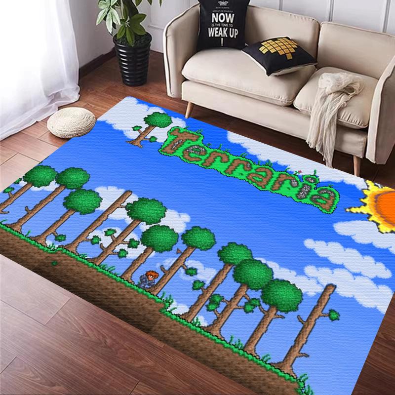 Juego Sandbox T-Terraria Alfombra Cocina Felpudo Entrada Decoración Suelo Dormitorio Alfombra Sala de Estar Baño Alfombras Antideslizantes