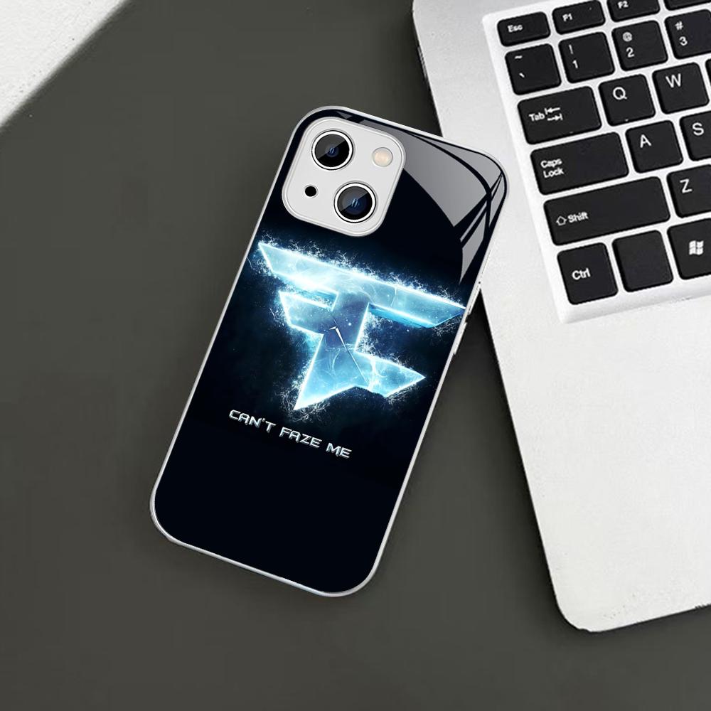 F-Fa-Ze C-Clan Logo Phone Case For iPhone 14 13 12 Mini 11 Pro XS Max X XR 14 Plus Tempered Glass Cover