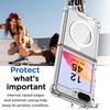 Luxury Transparent Airbag Magsafe Case for Samsung Z Flip 6 5 Acrylic TPU Magnetic Armor Cover for Samsung Galaxy Z Flip 6 Fundas