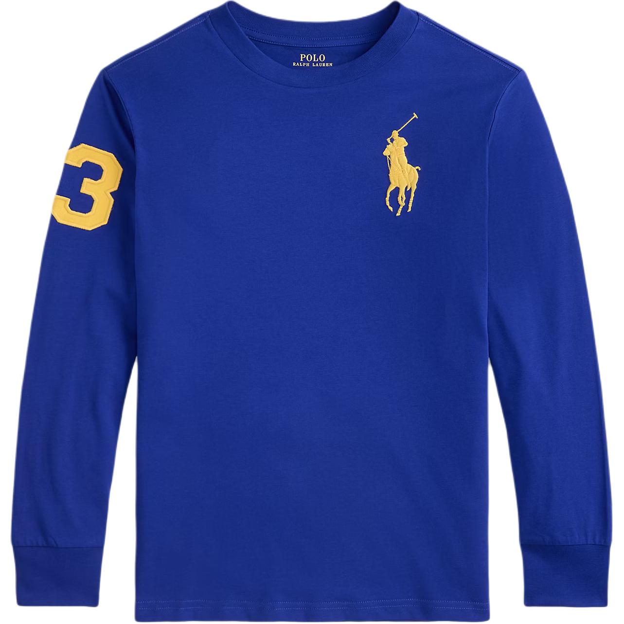 

Свитшот с вышитым логотипом Big Pony от Polo Ralph Lauren, хлопковый, с круглым вырезом, детский, 323853891-020 XL