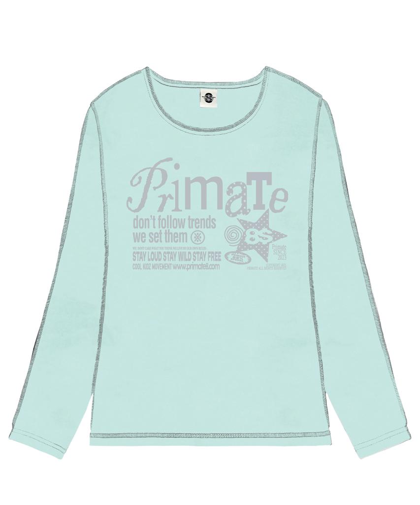 PRIMATE Runic Slim Fit Overlock Long Sleeve 4 Colors
