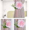 Pack of 2 Artificial Flower Curtain Clips Decorative Tiebacks Clasps Buckles Window Drape Holders Holdbacks Home Decors