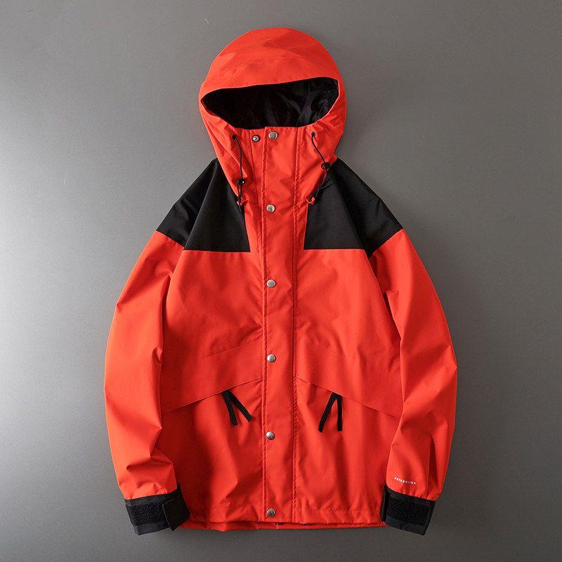 Jacket Outerwear Men's Fashion Brand High Street Windproof Waterproof Trench coat Foreign Trade Men's American Functional Mountain Cargo Jacket