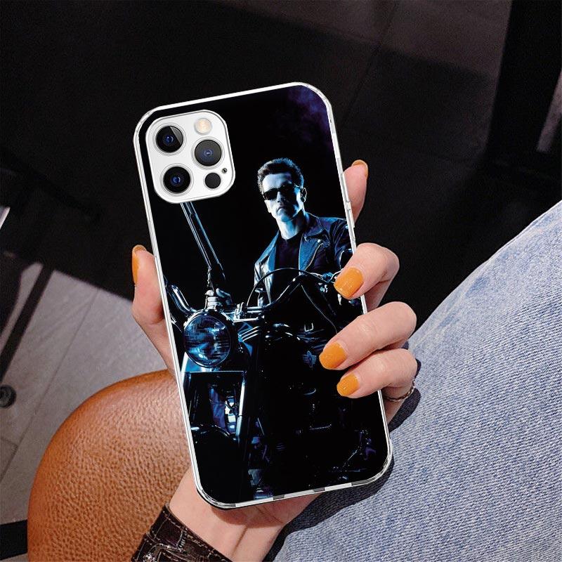 

Чохол для телефону Arnold Schwarzenegger Terminator для iPhone 17 Air 16 Pro Max 16E 15 + 14 Plus 11 12 13 Mini 7 8 SE Подарунок Обкладинка з принтом iPhone 7(8)SE