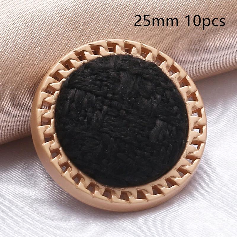 10Pcs 18/20/25Mm Flower Pearl Rhinestones Plastic Shank Buttons For Women Garment Jacket Sweater Handmade Sewing Accessories