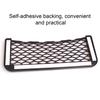 2Pcs 20x8CM Car Cargo Net Elastic Large Capacity Self-adhesive Universal Auto Interior Mobile Phone Organizer Mesh Car Accessories