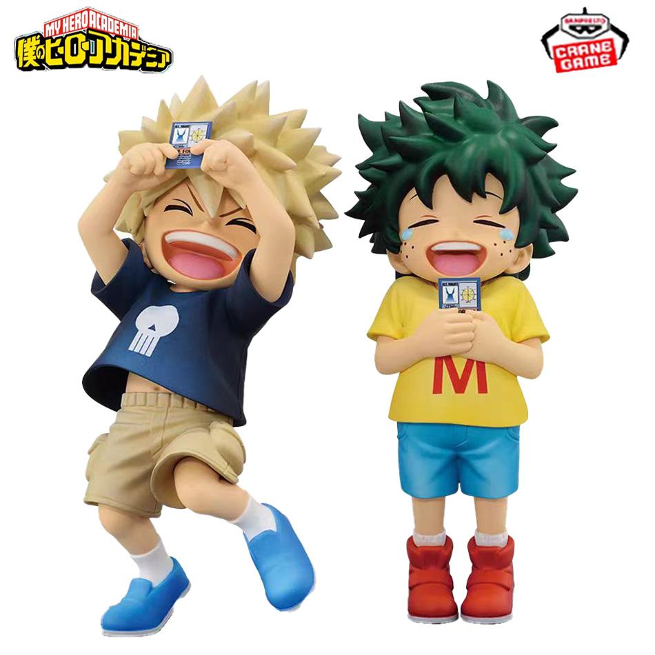 Yiran Toy 1 Latest My Hero Academia Childhood Izuku Midoriya / Childhood Katsuki Bakugo Model Model Decoration Doll Playthings Xmas Presents