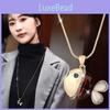 Trendy Simple Animal Design Crystal Fish Sweater Necklace Perfect For Gifts